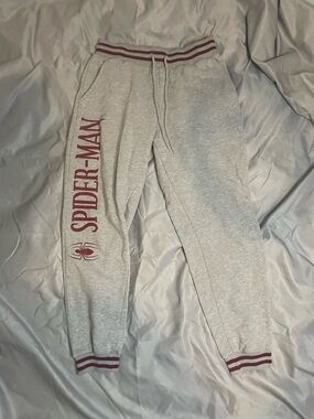 Marvel Light Gray Pullover Hoodie with Black Logo Tag